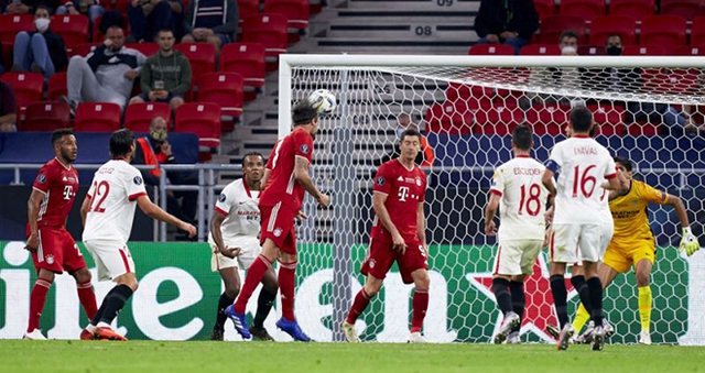 Kết quả bóng đá Siêu cúp châu Âu. Video clip bàn thắng Bayern Munich 2-1 Sevilla. Kết quả Bayern Munich đấu với Sevilla. Bayern Munich giành Siêu cúp châu Âu.