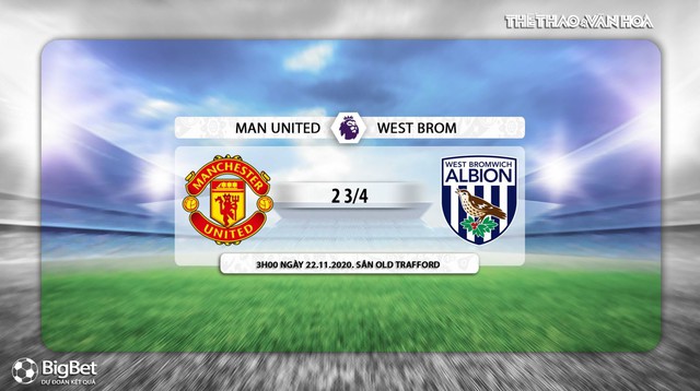 Keo nha cai, Nhận định kết quả, MU vs West Brom, Trực tiếp bóng đá, Ngoại hạng Anh, K+, Xem K+PM, Vòng 9 Giải ngoại hạng Anh, Trực tiếp K+PM, Trực tiếp bóng đá MU