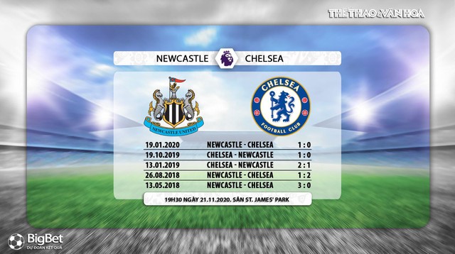 Keo nha cai, Nhận định kết quả, Newcastle vs Chelsea, Trực tiếp bóng đá, Ngoại hạng Anh, K+, Xem K+PM, Vòng 9 Giải ngoại hạng Anh, Trực tiếp Newcastle đấu với Chelsea