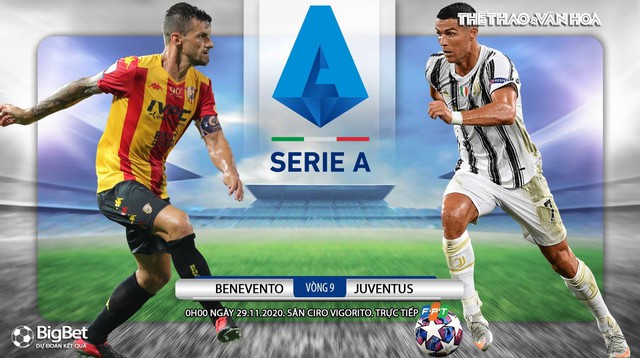 Nhận định bóng đá nhà cái Benevento vs Juventus. Vòng 9 Serie A