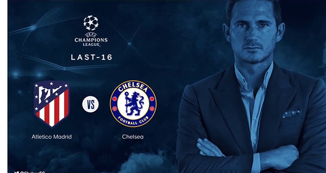Kết quả bốc thăm vòng 1/8 Cúp C1, Bốc thăm Champions League, Chelsea vs Atletico, Chelsea đấu với Atletico Madrid, Cúp C1, Champions League. Simeone, Diego Costa. Lampard