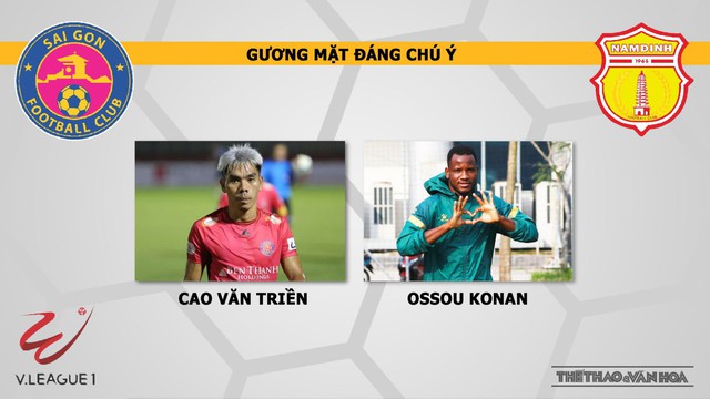Nhận định kết quả. Sài Gòn vs Nam Định. BĐTV trực tiếp bóng đá LS V-League 2021