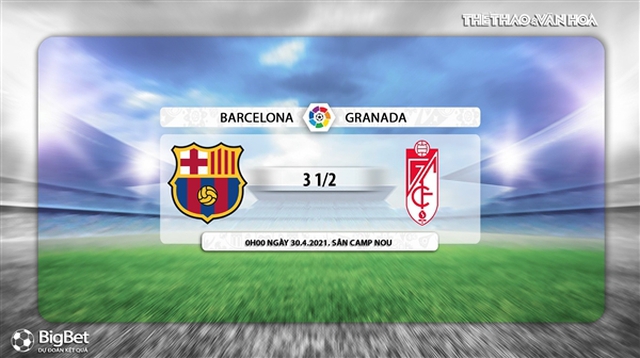 Keo nha cai, nhận định kết quả, Barcelona vs Granada, BĐTV trực tiếp bóng đá Tây Ban Nha, trực tiếp Barcelona đấu với Granada, link xem trực tiếp bóng đá Tây Ban Nha