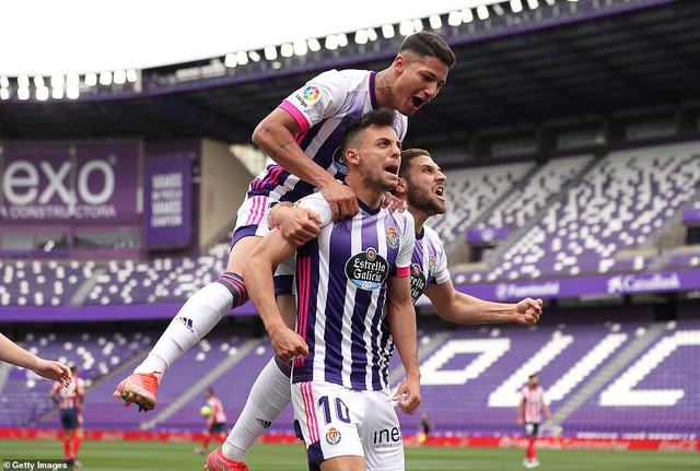 Valladolid 1–2 Atletico Madrid, ket qua bong da Tay ban Nha, ket qua La Liga, kết quả bóng đá Tây Ban Nha, Atletico vô địch La Liga, bảng xếp hạng La Liga 