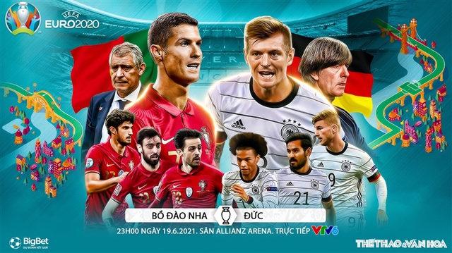 Nhận định kết quả Bồ Đào Nha vs Đức. Nhận định bóng đá bóng đá EURO 2021. Trực tiếp VTV6, VTV3