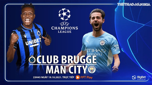 Nhận định bóng đá nhà cái Club Brugge vs Man City. Nhận định, dự đoán bóng đá Cúp 1 (23h45, 19/10)