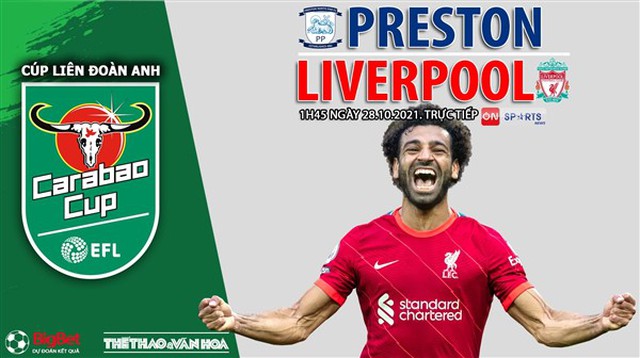 Nhận định bóng đá nhà cái Preston vs Liverpool. Nhận định, dự đoán bóng đá Cúp LĐ Anh (1h45, 28/10)