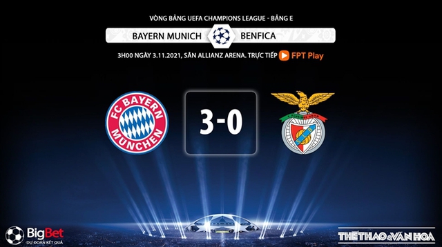 Bayern Munich vs Benfica, nhận định kết quả, nhận định bóng đá Bayern Munich vs Benfica, nhận định bóng đá, Bayern Munich, Benfica, keo nha cai, dự đoán bóng đá, Cúp C1