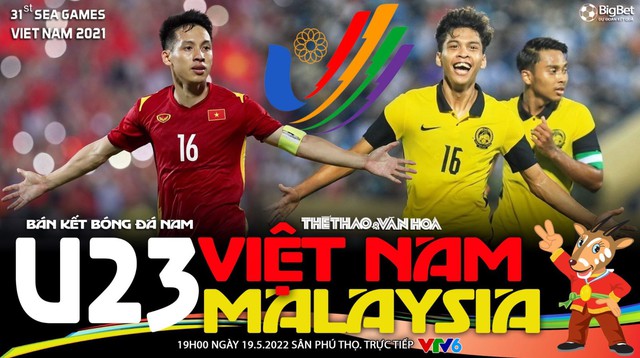 Nhận định bóng đá nhà cái U23 Việt Nam vs U23 Malaysia. VTV6 trực tiếp bóng đá SEA Games 31 (19h00, 19/5)