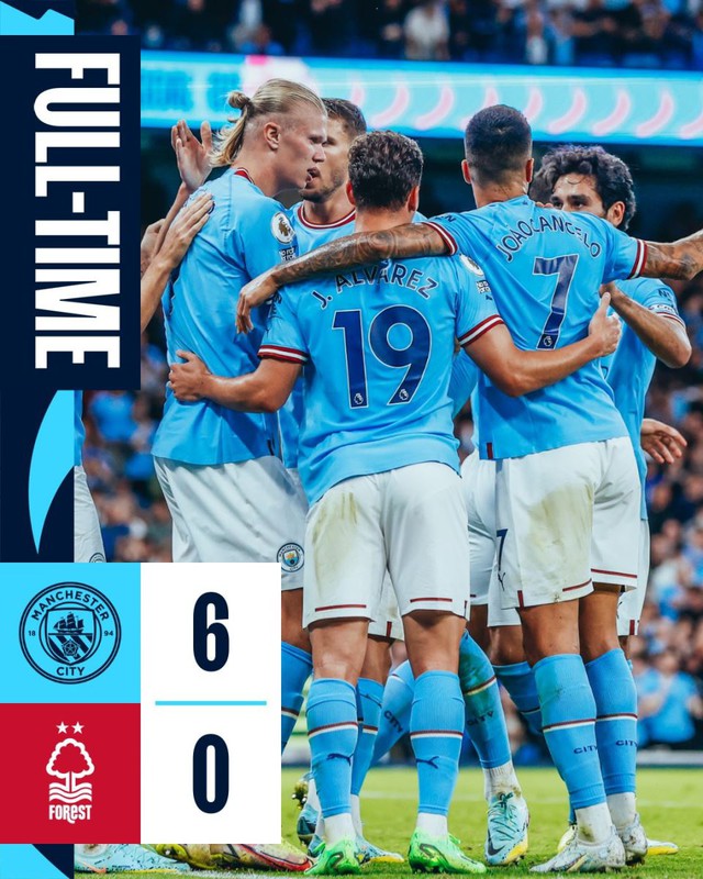 Kết quả bóng đá, kết quả bóng đá hôm nay, ket qua bong da, ket qua bong da hom nay, Man City vs Nottingham, kết quả Man City Nottingham, kết quả Ngoại hạng Anh, BXH Anh