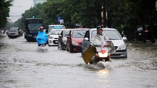 Bắc Bộ có mưa lớn diện rộng, nguy cơ ngập lụt ở nhiều nơi