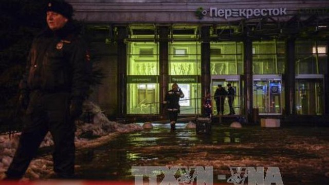 200 kg thuốc nổ xé nát siêu thị ở St. Petersburg