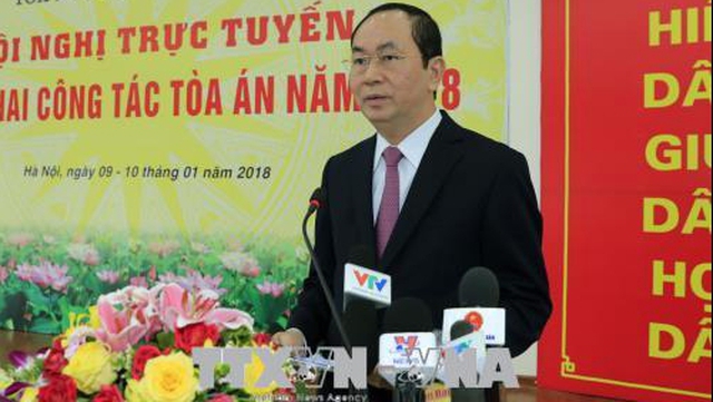 Chủ tịch nước Trần Đại Quang: Tập trung xét xử nghiêm minh các vụ án kinh tế, tham nhũng