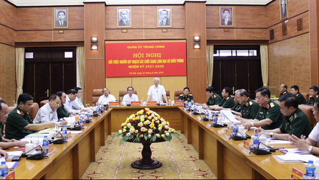 Tổng Bí thư Nguyễn Phú Trọng chủ trì Hội nghị quy hoạch lãnh đạo Bộ Quốc phòng