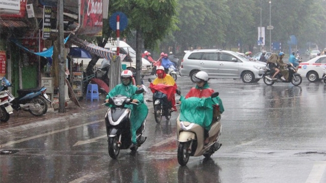 Bắc Bộ và Thanh Hóa mưa dông rải rác, một số nơi có mưa to 