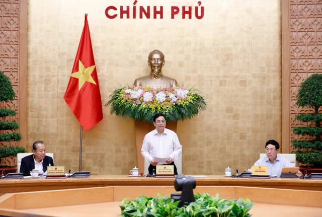 Thủ tướng Phạm Minh Chính chủ trì phiên họp Chính phủ, Thủ tướng Phạm Minh Chính