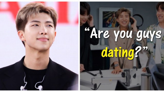 RM phản ứng cực 'gắt' khi BTS được hỏi về chuyện hẹn hò