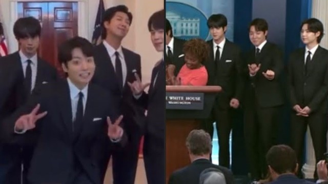 BTS có thêm loạt khoảnh khắc siêu hài khi tới Nhà Trắng