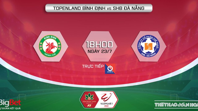 Nhận định bóng đá nhà cái Bình Định vs Đà Nẵng. Nhận định, dự đoán bóng đá V-League 2022 (18h00, 23/7)