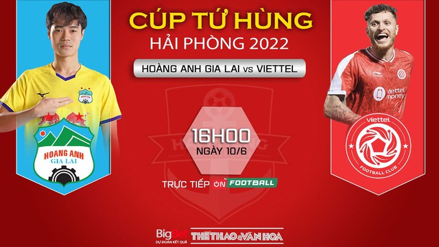 VIDEO trực tiếp bóng đá HAGL vs Viettel, Cúp Tứ hùng (16h00 hôm nay)