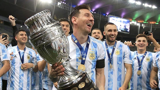 Copa America 2021, Argentina 1-0 Brazil, kết quả Argentina đấu với Brazil, kết quả chung kết Copa America, Messi, Messi vô địch Copa America, Quả bóng vàng 2021