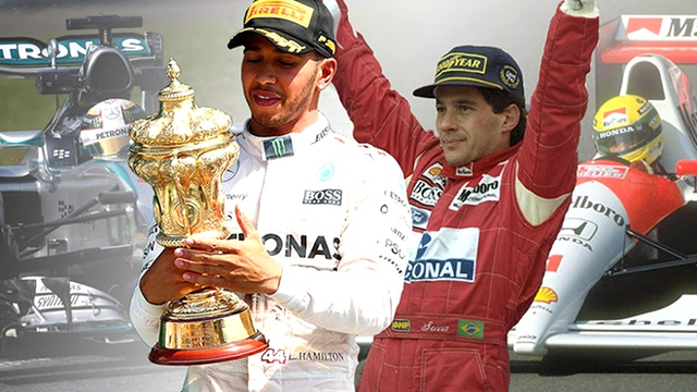 Đua xe Công thức 1: Hamilton vĩ đại như Ayrton Senna