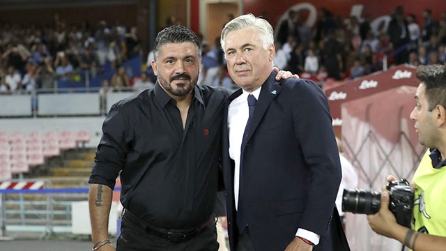 Ancelotti đánh bại trò cũ Gattuso: Sau cái ôm là một bài học nhớ đời