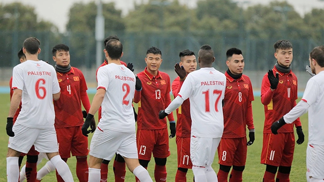 TRỰC TIẾP U23 Việt Nam 0-0 U23 Palestine: Văn Lâm, Công Phượng, Xuân Trường đá chính (Hiệp 1)