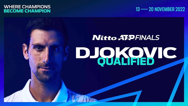 Djokovic, Novak Djokovic, Djokovic vô địch Astana Open, Djokovic giành vé dự ATP Finals, ATP Final, ATP Finals 2022, Djokovic vô địch ATP Finals mấy lần, Nadal, Alcaraz
