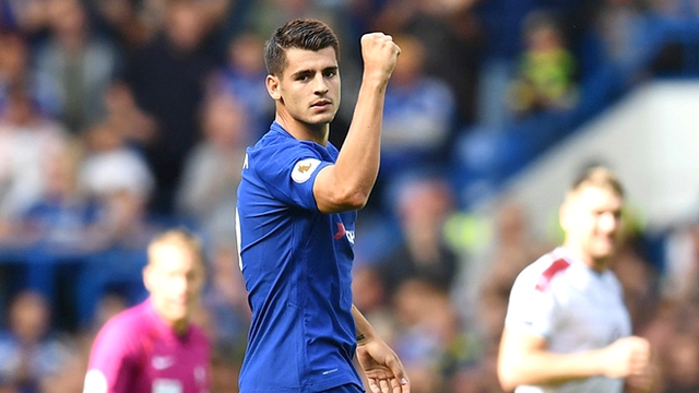 Morata đang là điểm sáng hiếm hoi của Chelsea