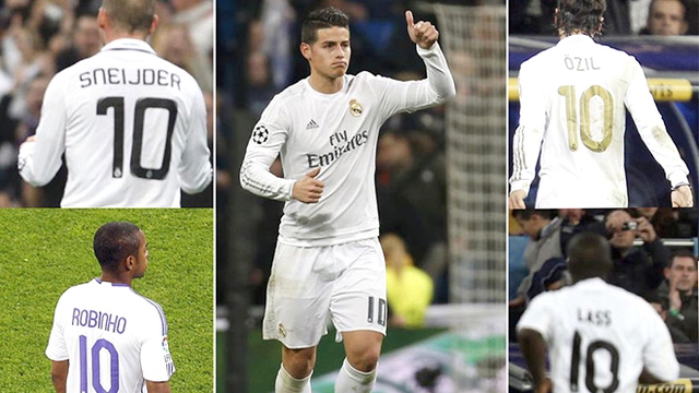 Từ Sneijder, Oezil đến James: Số 10 của Real Madrid đang bị... 'ma ám'?