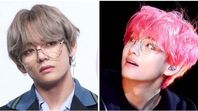 V (BTS) trông thật điệu đà, sang chảnh với cả BST cặp kính trắng