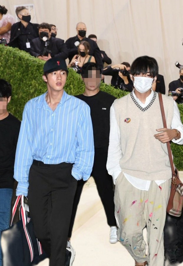 BTS, Meme hài hước do fan chế BTS tại Met Gala 2021, Jungkook, V BTS, RM BTS