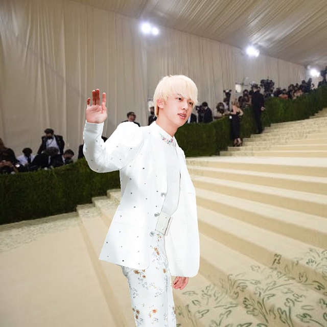 BTS, Meme hài hước do fan chế BTS tại Met Gala 2021, Jungkook, V BTS, RM BTS