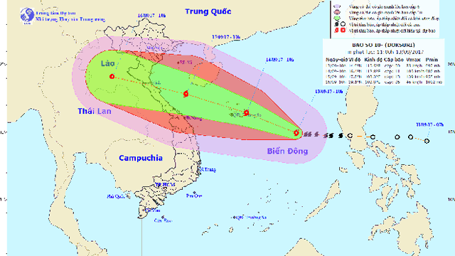 Đường đi của cơn bão