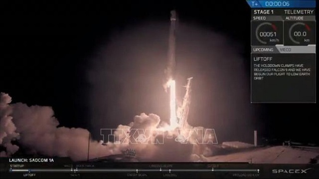 Space X phóng thành công tàu vũ trụ Crew Drago