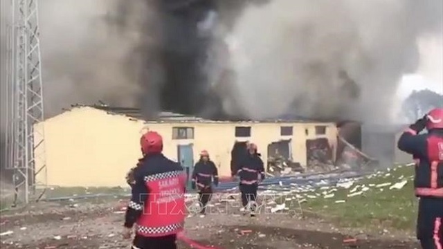  Ít nhất 50 người bị thương trong vụ nổ nhà máy pháo hoa ở Thổ Nhĩ Kỳ