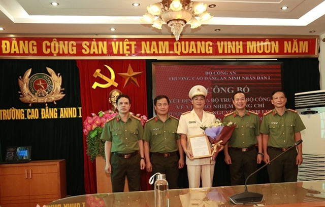  bổ nhiệm Thượng tá Nguyễn Thành Long, Trưởng Phòng Chính trị giữ chức vụ Phó Hiệu trưởng Trường Cao đẳng An ninh nhân dân I.