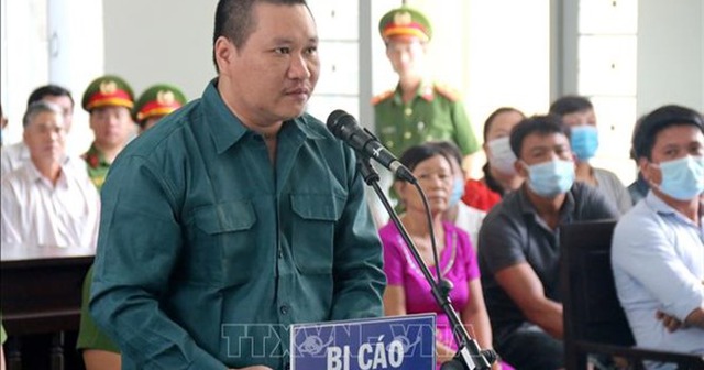 Bị cáo Nguyễn Thanh Tâm tại phiên tòa.