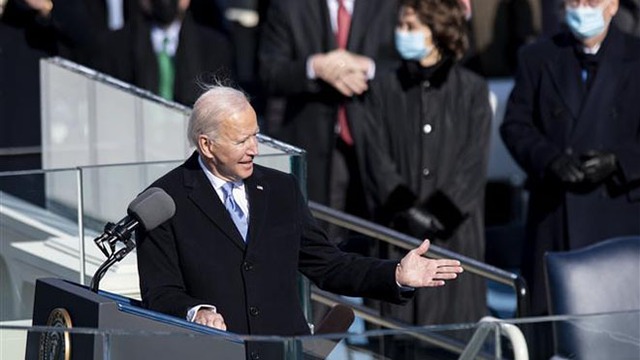 Tân Tổng thống Mỹ Joe Biden kêu gọi người dân đoàn kết