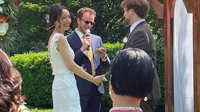 Anna Trương đã tổ chức hôn lễ tại Mỹ