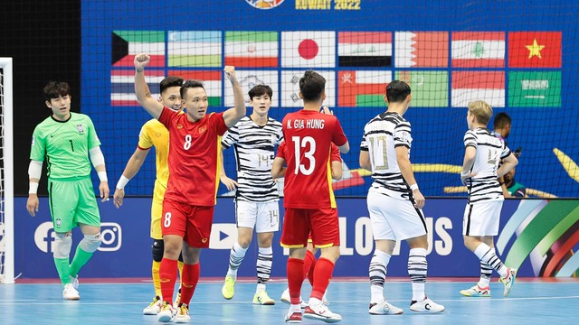 Video bàn thắng futsal Việt Nam 5-1 Hàn Quốc: Chiến thắng xứng đáng
