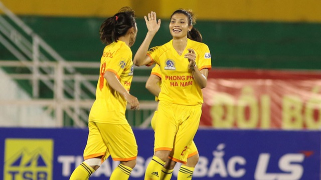  Thắng Sơn La 8-0, Phong Phú Hà Nam lại đánh chiếm ngôi đầu giải bóng đá nữ VĐQG 2017
