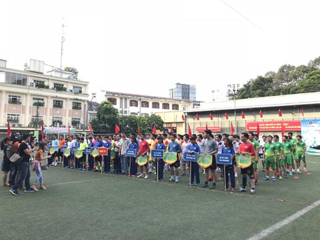 Các đội tham dự giải bóng đá Sở Xây dựng TP.HCM 2018