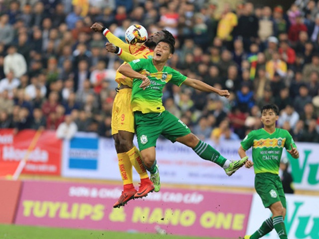 XSKT Cần Thơ xuống hạng, bóng đá miền Tây đã sạch bóng ở sân chơi V-League từ mùa giải 2019. Ảnh: VPF