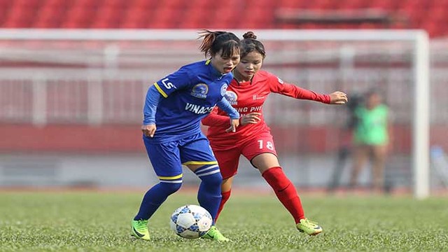 ĐKVĐ chạm trán Than khoáng sản Việt Nam ở bán kết giải bóng đá nữ VĐQG