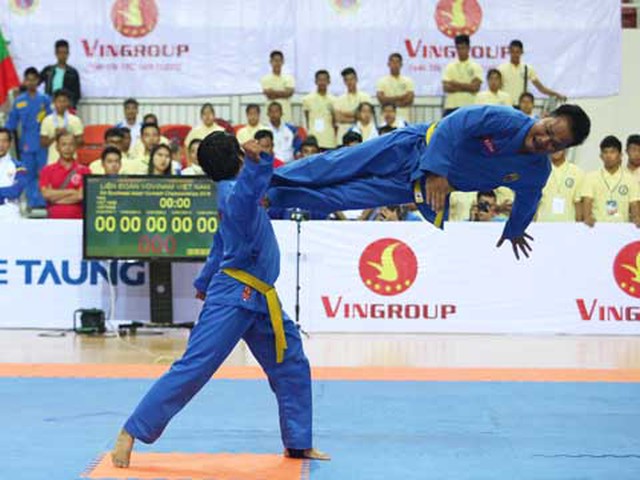 Các võ sĩ tranh tài tại Giải vô địch Đông Nam Á 2018. Ảnh: LG