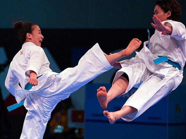 Karate tiếp tục lĩnh xướng trọng trách lấy Vàng cho thể thao Việt Nam ở Đại hội này. Ảnh: World Karate