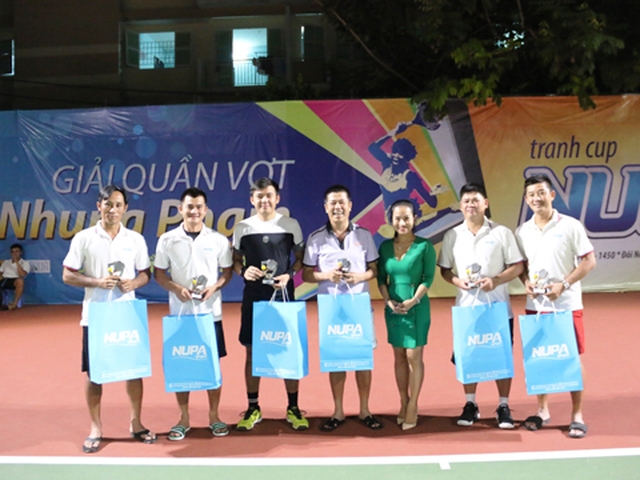 Lý Hoàng Nam cùng các tay vợt tên tuổi dự giải này. Ảnh: TT