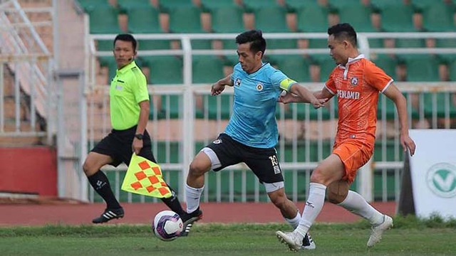 Văn Quyết không giúp Hà Nội FC có chiến thắng đầu tay ở Cúp HTV 2020. Ảnh: BDFC